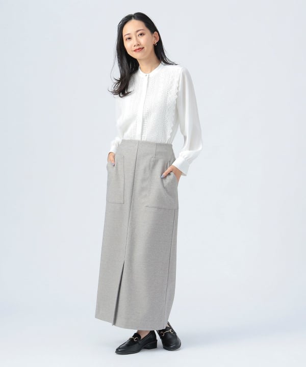 MM♡ さま BEAMS HEART（ビームス ハート）カット ツイル タイト スカート