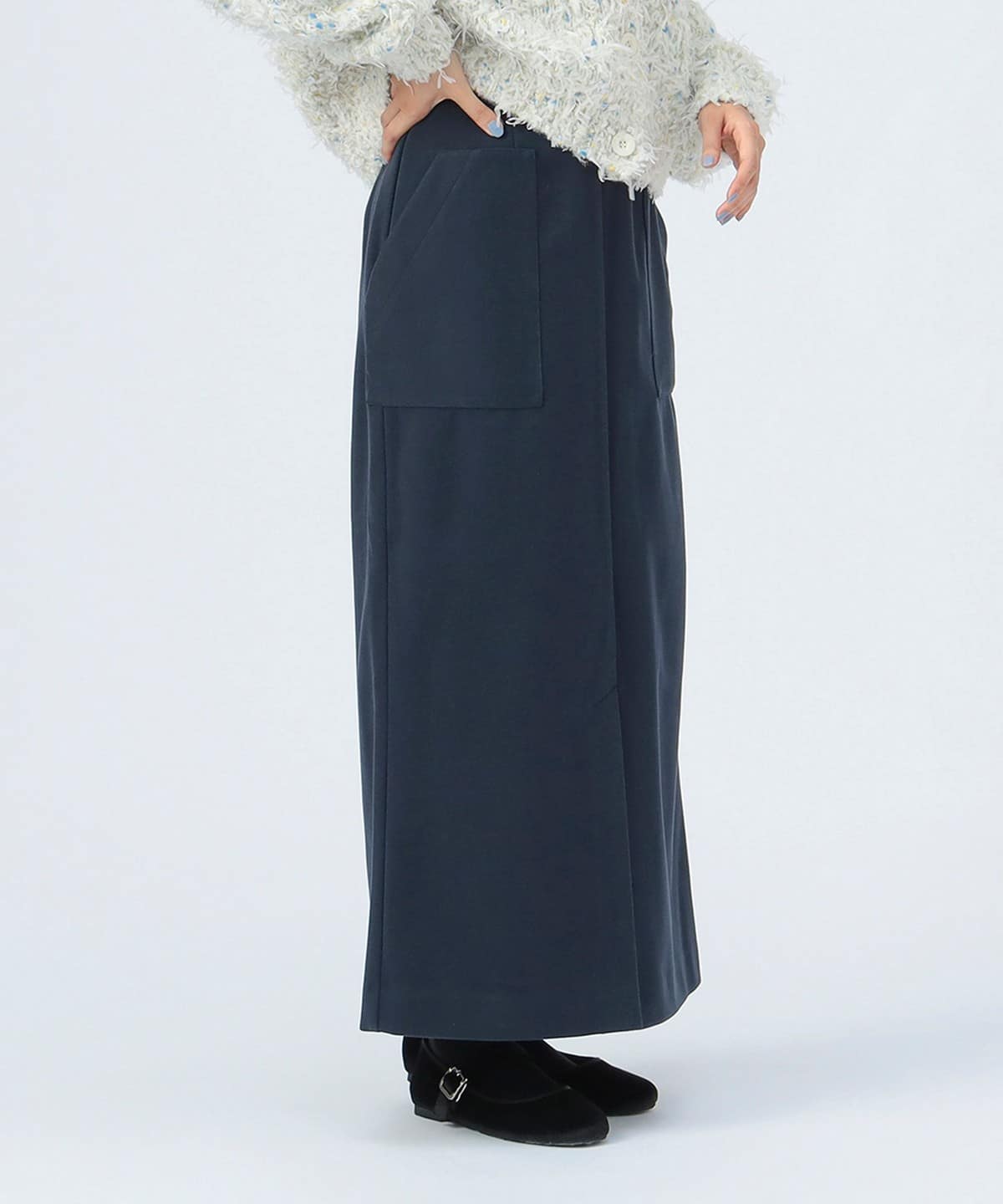 カット ツイル タイト スカート スカート WOMEN NAVY ONE SIZE カット ツイル タイト スカート スカート WOMEN NAVY ONE SIZE