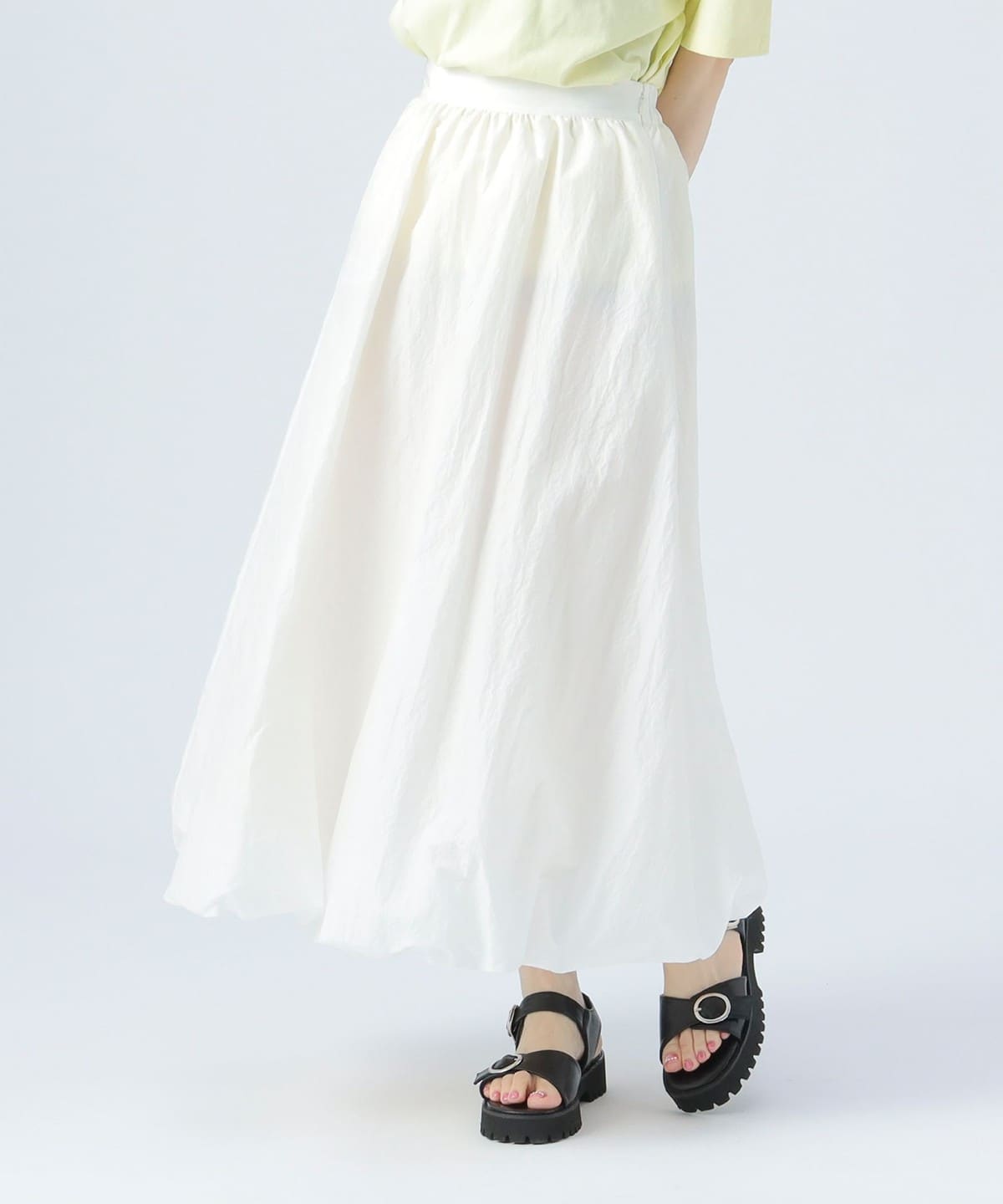ワッシャー バルーンスカート スカート WOMEN OFF WHITE ONE SIZE ワッシャー バルーンスカート スカート WOMEN OFF WHITE ONE SIZE