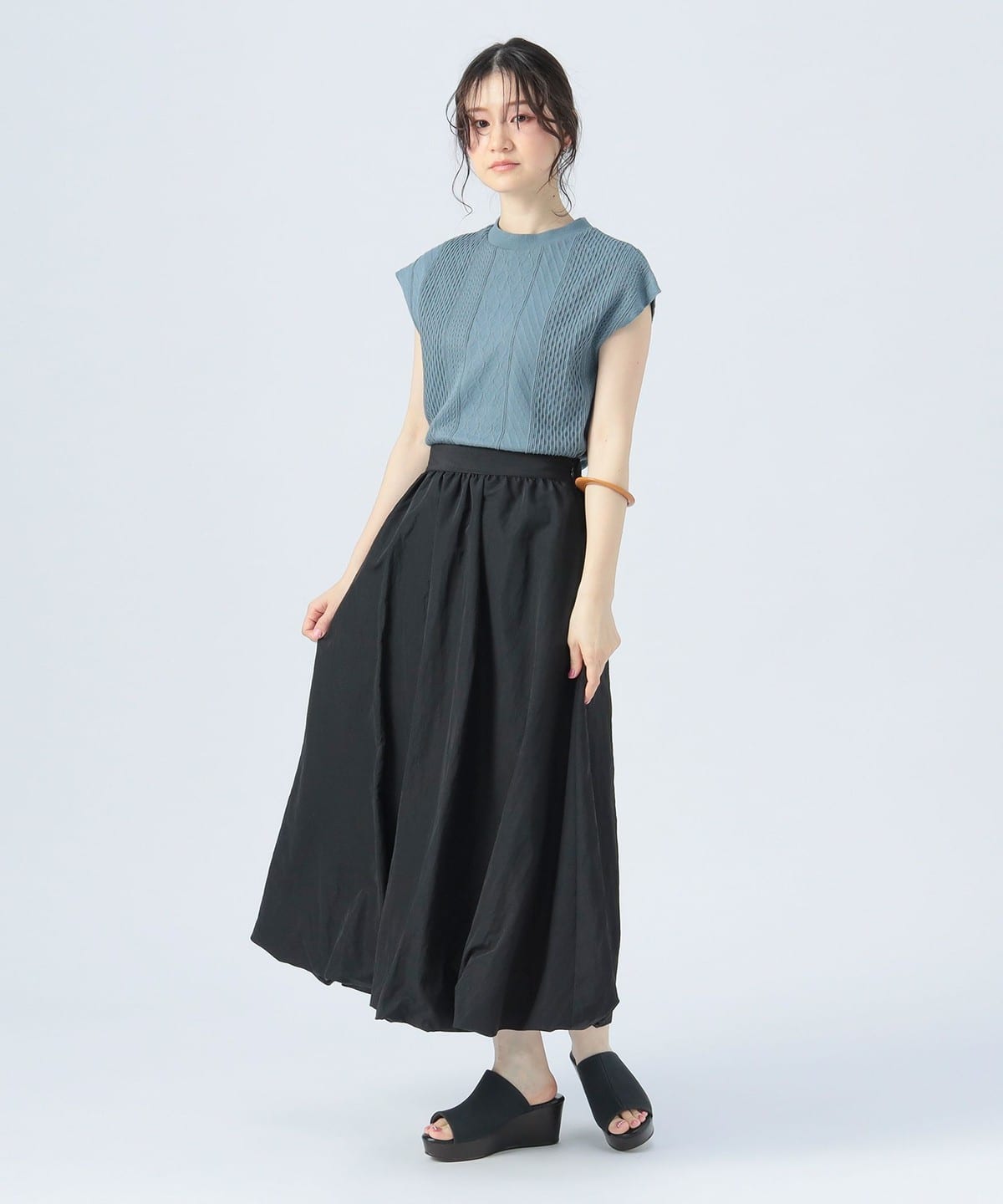 BEAMS HEART(ビームス ハート)ワッシャー バルーンスカート BEAMS HEART(ビームス ハート)ワッシャー バルーンスカート