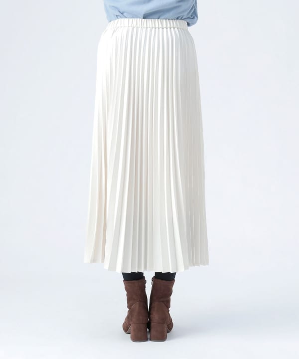 BEAMS HEART（ビームス ハート）ウールライク プリーツスカート