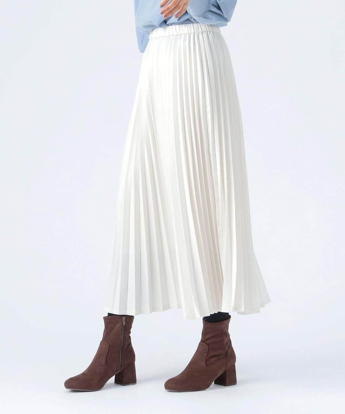 ウールライク プリーツスカート スカート WOMEN IVORY ONE SIZE ウールライク プリーツスカート スカート WOMEN IVORY ONE SIZE