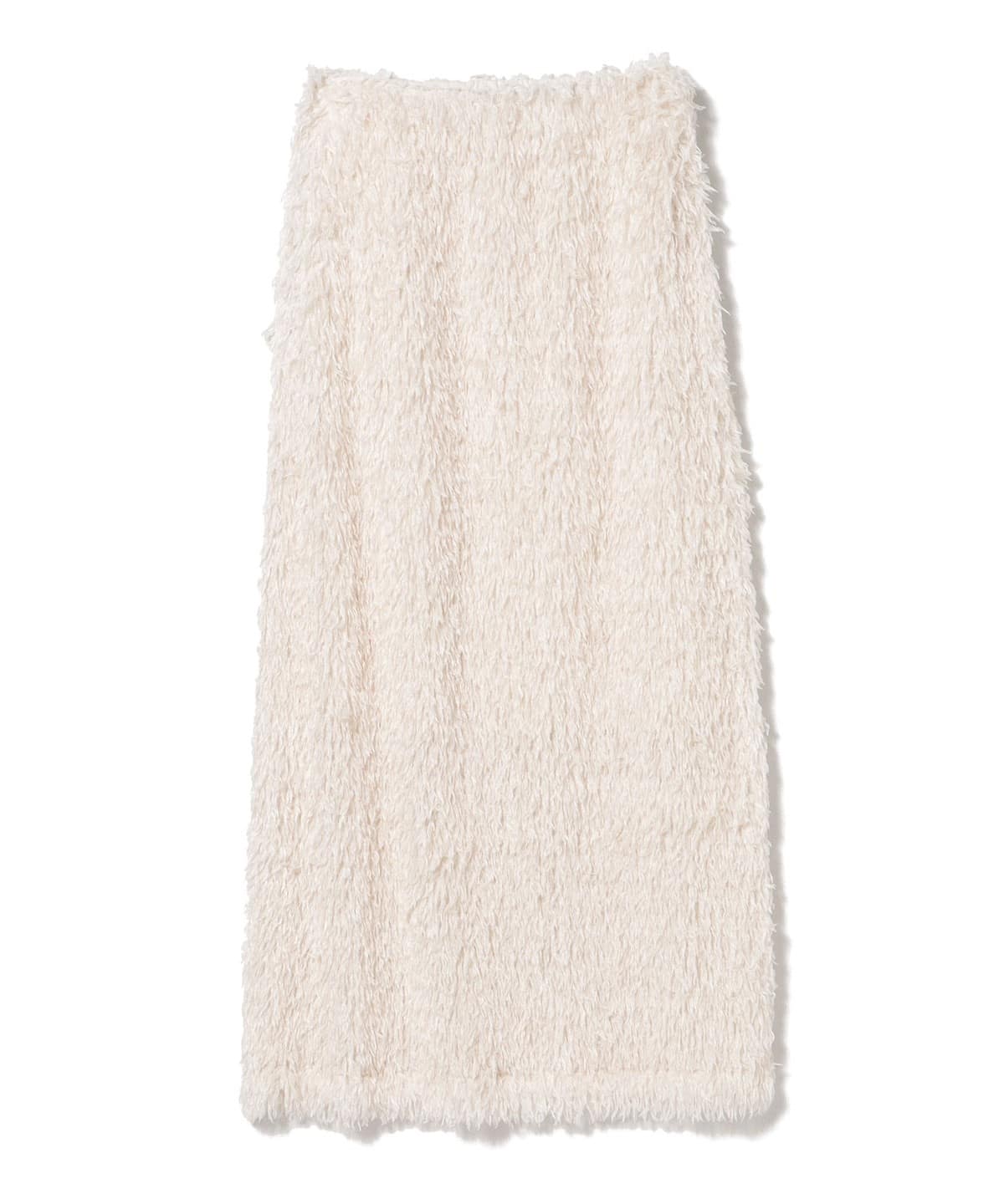 フェザー ナロースカート スカート WOMEN IVORY ONE SIZE フェザー ナロースカート スカート WOMEN IVORY ONE SIZE