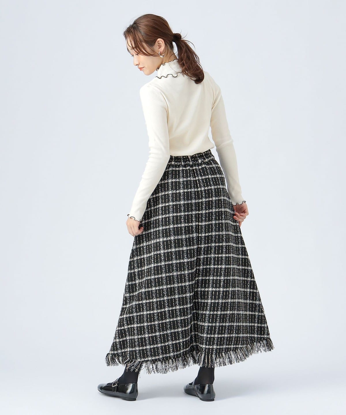 BEAMS HEART（ビームス ハート）【タイムセール】チェック柄 ツイード