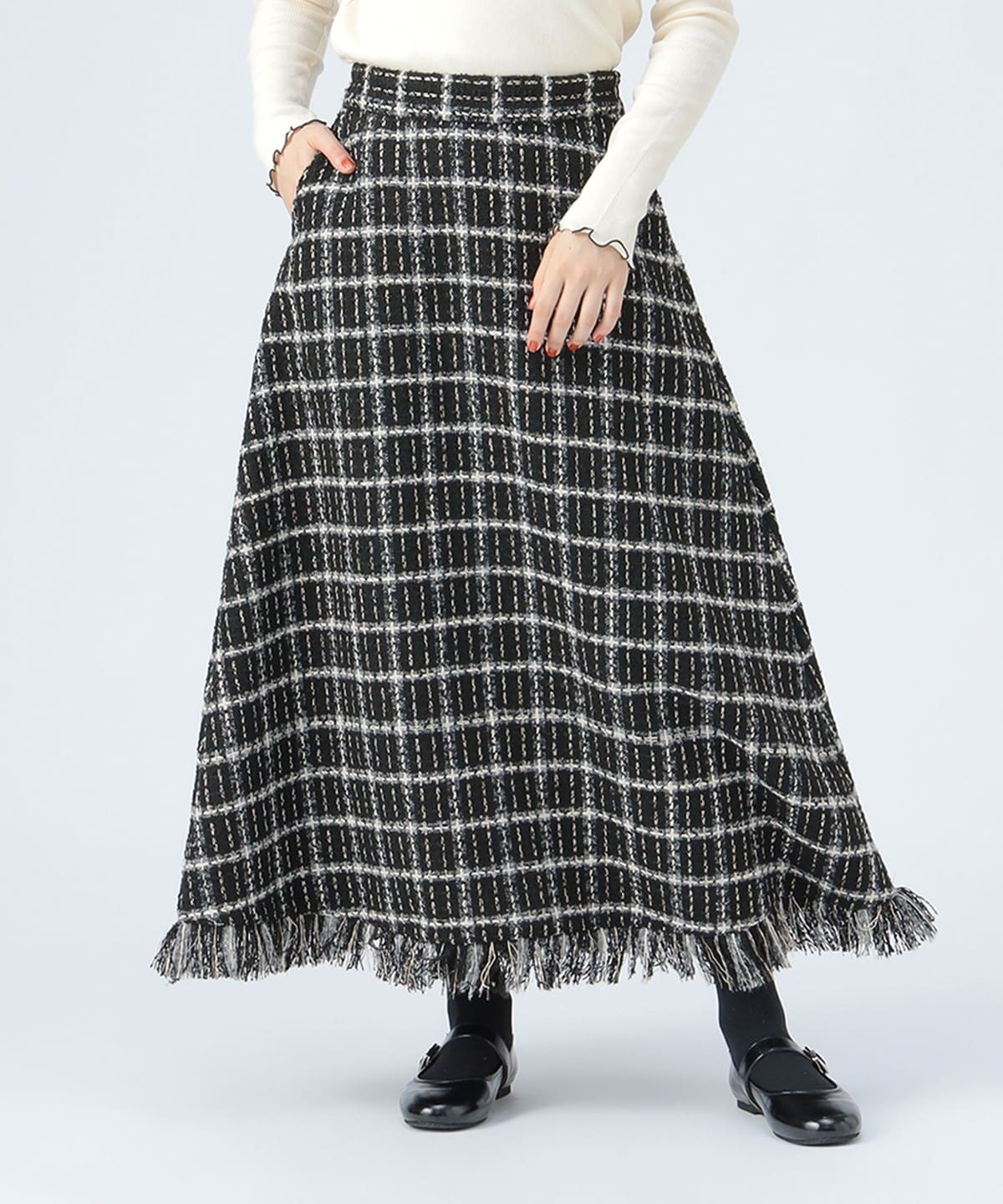 BEAMS HEART（ビームス ハート）【2/12再値下げ】チェック柄 ツイード