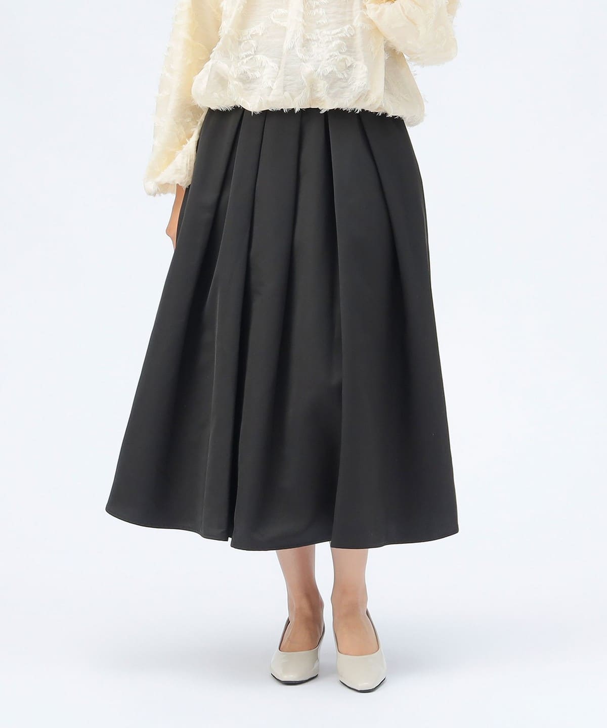 BEAMS HEART（ビームス ハート）ボリューム タック スカート（スカート