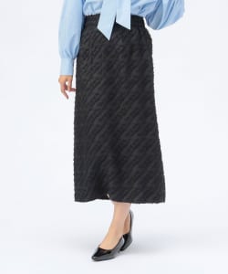 ジャカード フリンジ スカート