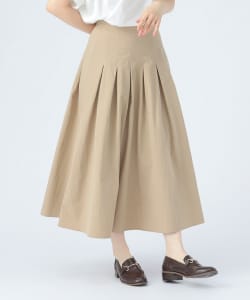 タック フレアスカート