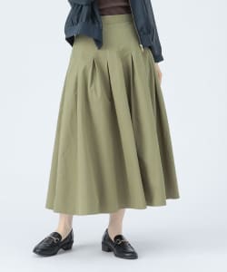 タック フレアスカート