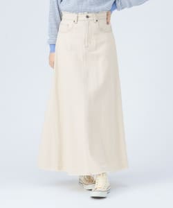 タック デニム スカート