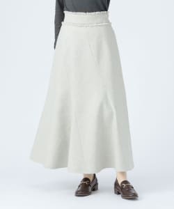 リネン調 ツイード スカート