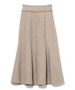 リネン調 ツイード スカート