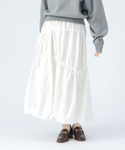 アシンメトリー ドロスト バルーンスカート