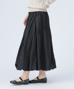 アシンメトリー ドロスト バルーンスカート
