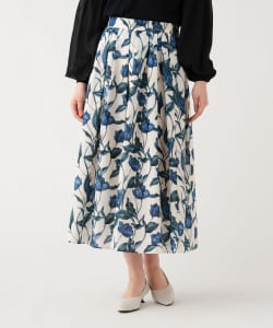 フラワー プリント スカート