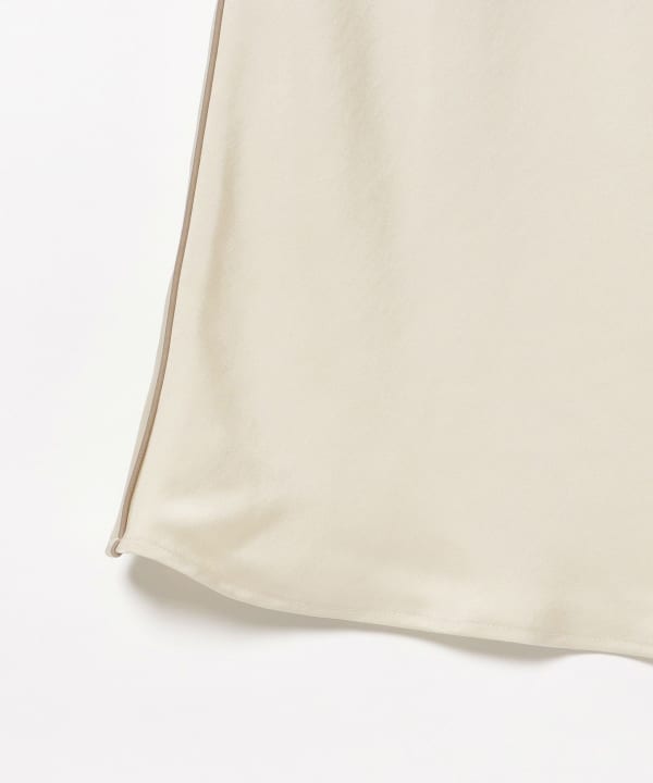 Satin flared skirt