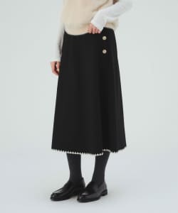 ハマグリ刺繍 スカート