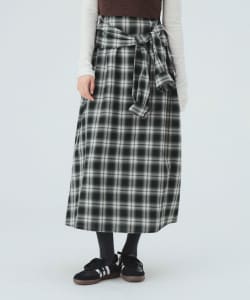 シャツ巻き風 スカート