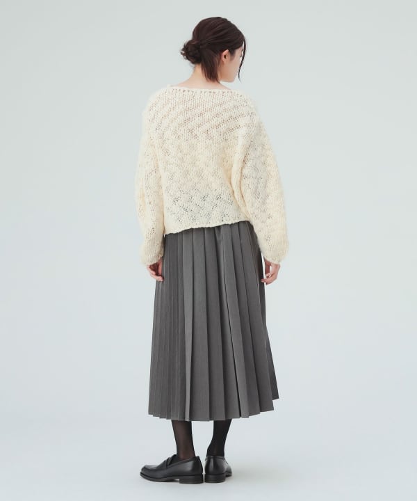 Mixed pleated skirt [H: 171cm]