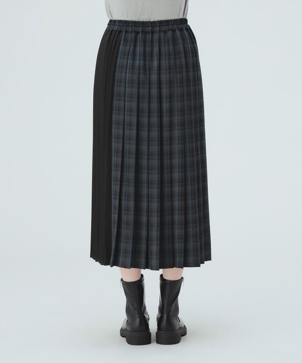 Mixed pleated skirt [H: 171cm]