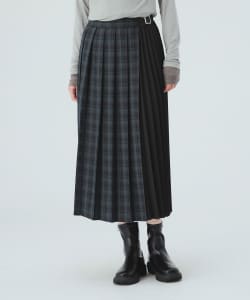 ミックス プリーツ スカート