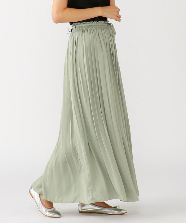 Beams Heart ビームス ハート アウトレット Beams Heart スリットプリーツ ロングスカート スカート マキシ ロング丈 スカート 通販 Beams