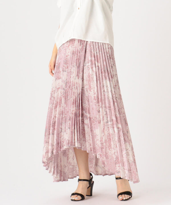 BEAMS HEART BEAMS HEART Outlet] BEAMS HEART / Wrap Pleated Skirt