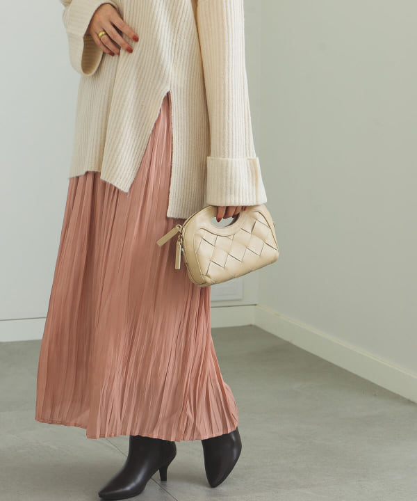 BEAMS HEART BEAMS HEART Outlet] BEAMS HEART / Pleated long skirt