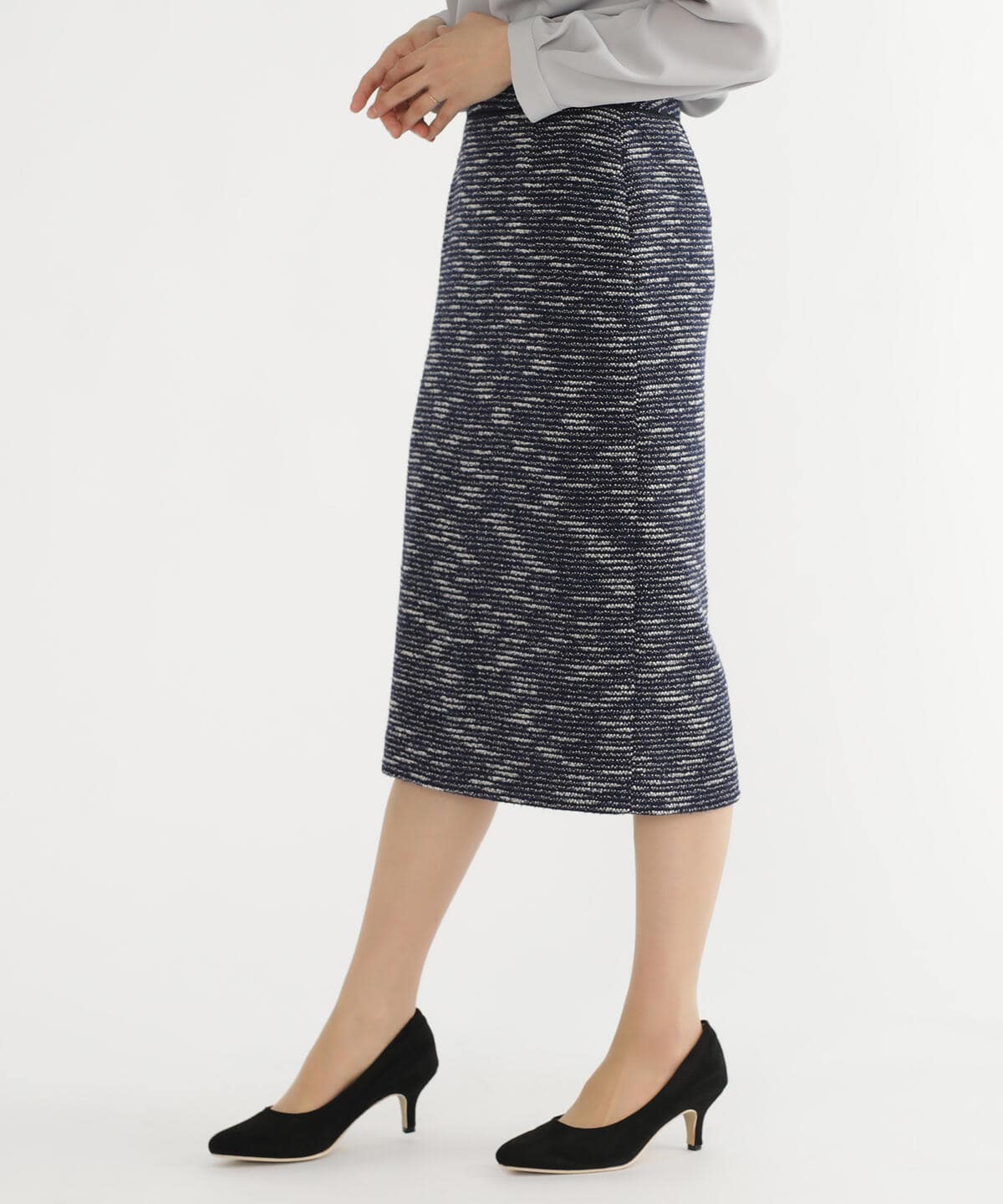 カットツイード タイトスカート スカート WOMEN NAVY M カットツイード タイトスカート スカート WOMEN NAVY M