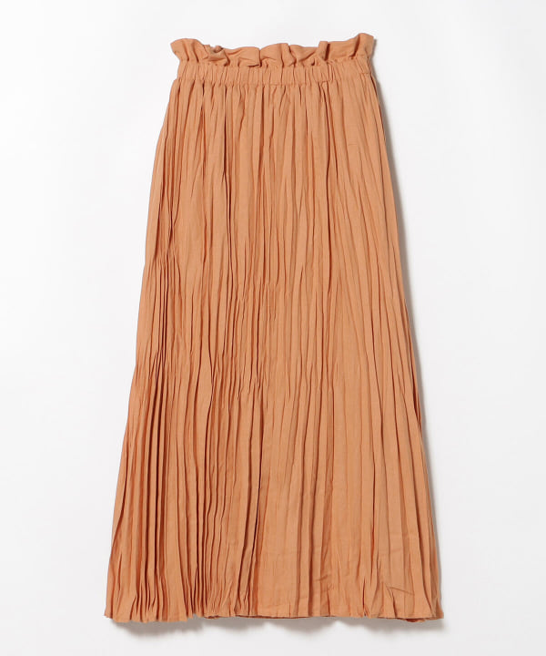 BEAMS HEART（ビームス ハート）ギャザー ロングスカート（スカート  