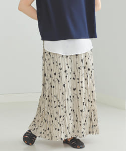 ギャザー ロングスカート