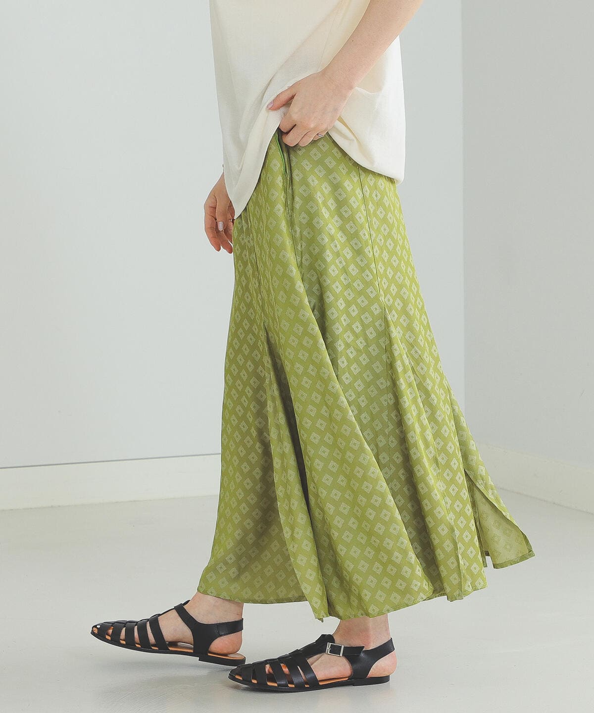 【6/5再値下げ】サテン ジャカードスカート スカート WOMEN MINT ONE SIZE 【6/5再値下げ】サテン ジャカードスカート スカート WOMEN MINT ONE SIZE