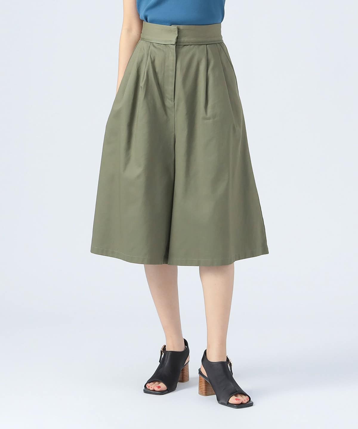 パイピング キュロット パンツ パンツ WOMEN OLIVE ONE SIZE パイピング キュロット パンツ パンツ WOMEN OLIVE ONE SIZE