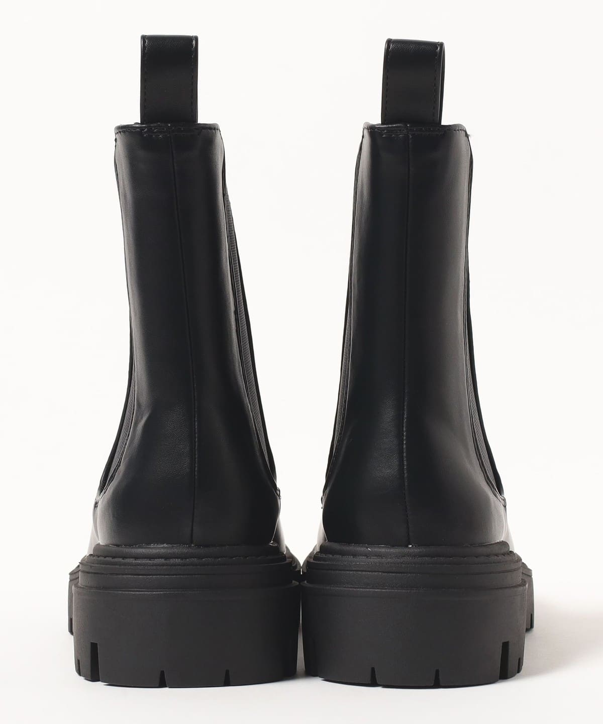 BEAMS/黒/レザー/サイドゴアブーツ/厚底 『極美品』アダムエロペ