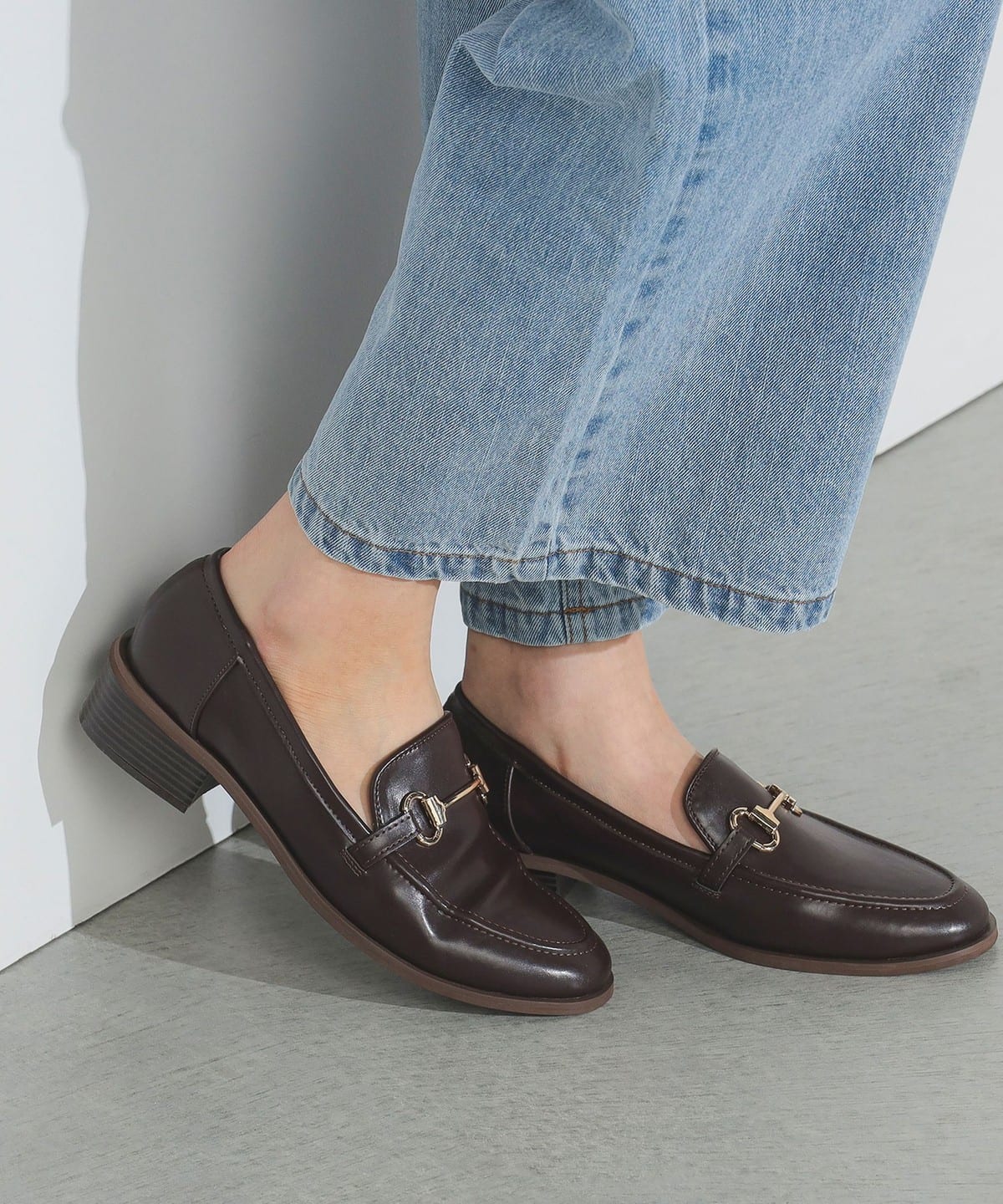 ビット ローファー(22.5 24.5cm) シューズ WOMEN BROWN S ビット ローファー(22.5 24.5cm) シューズ WOMEN BROWN S