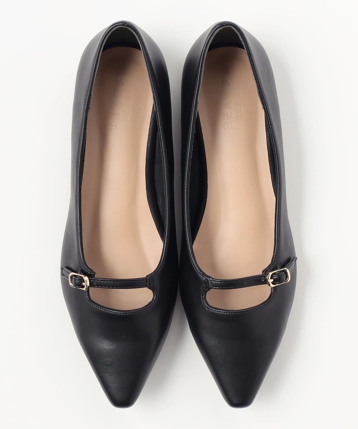 BEAMS HEART BEAMS HEART Belt Flat Pumps (22.5-24.5cm) (Shoes