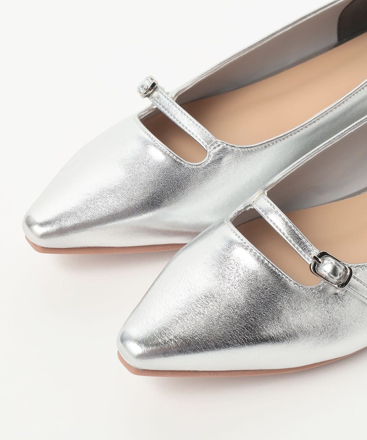 BEAMS HEART BEAMS HEART Belt Flat Pumps (22.5-24.5cm) (Shoes