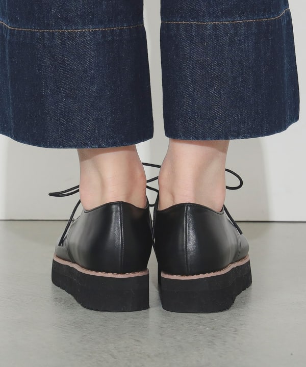 BEAMS HEART（ビームス ハート）厚底 マニッシュ レースアップシューズ