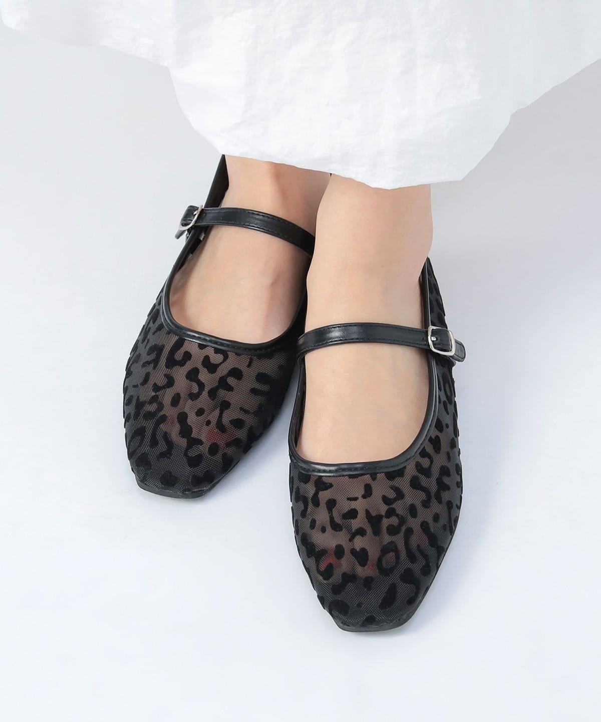 シアー ストラップ パンプス(22.5 24.5cm) シューズ WOMEN BLACK M シアー ストラップ パンプス(22.5 24.5cm) シューズ WOMEN BLACK M