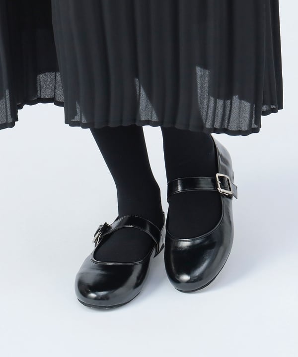 極美品✨Offen オッフェン ラウンドトゥ メリージェーン パンプス 装飾 黒 Offen/オッフェン｜ラウンドトゥのメリージェーンが仲間入り