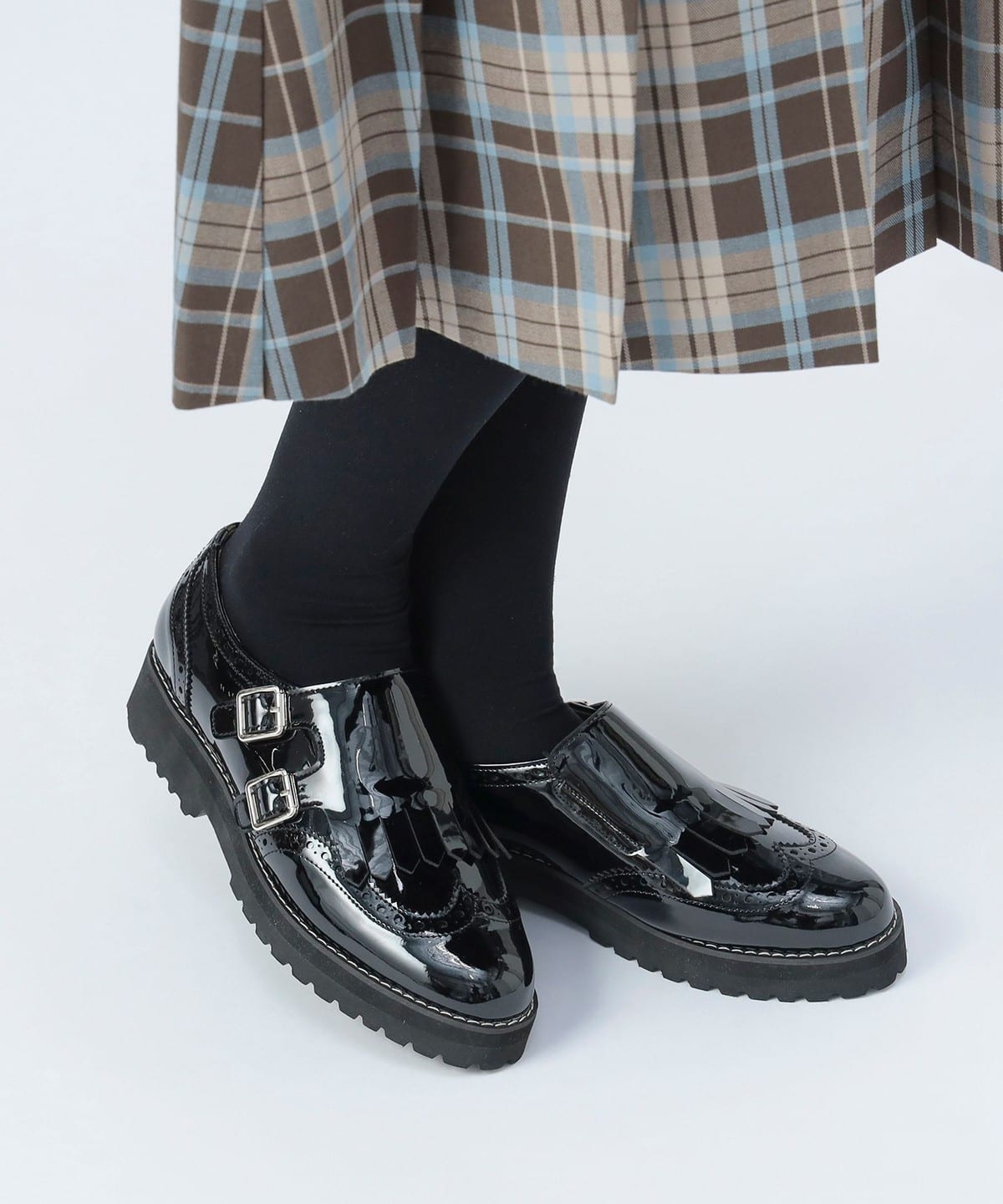 タッセル マニッシュ シューズ シューズ WOMEN BLACKエナメル M タッセル マニッシュ シューズ シューズ WOMEN BLACKエナメル M