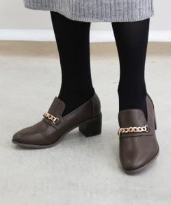 チェーン ローファーパンプス（22.5～24.5cm）