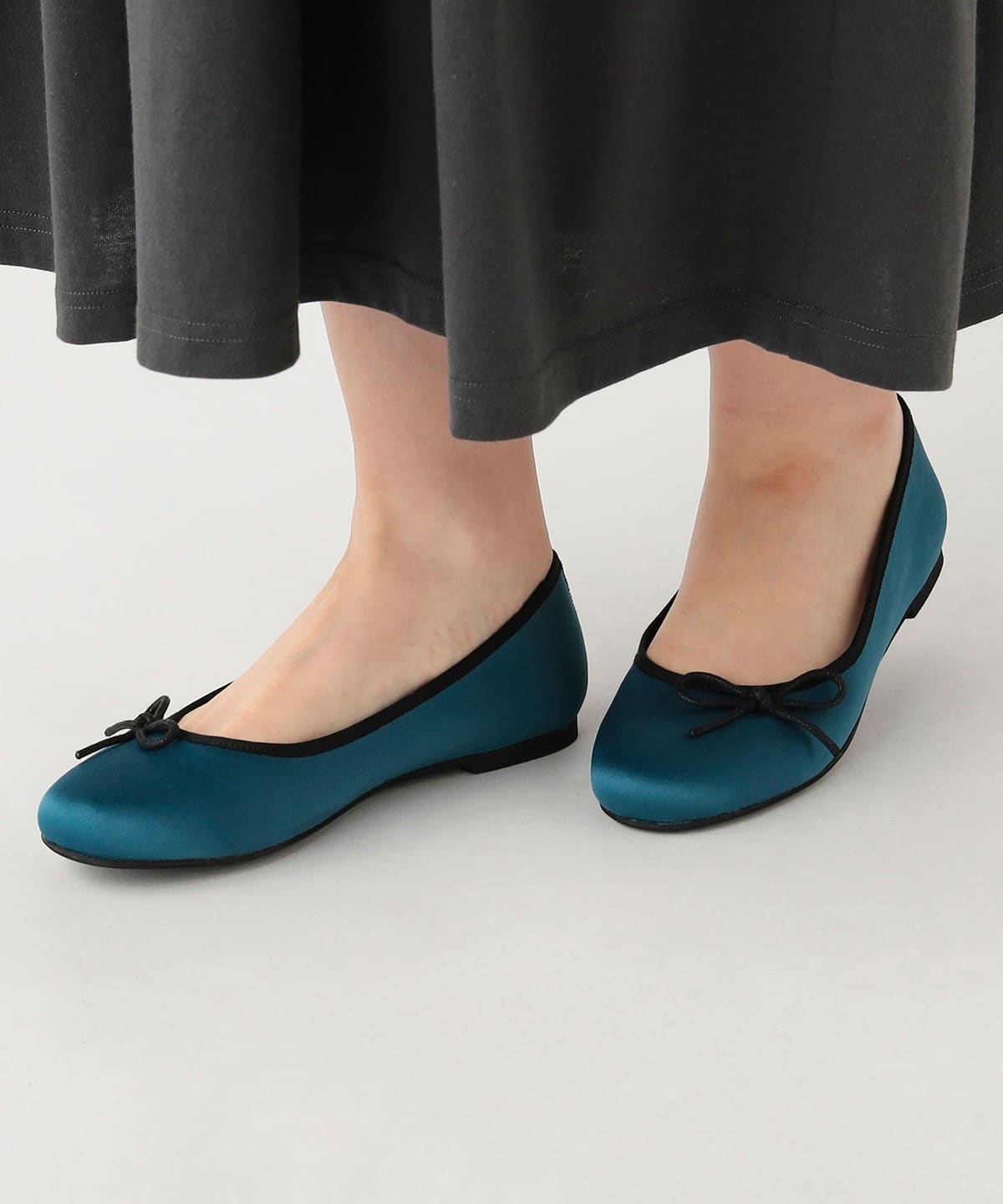 BEAMS HEART（ビームス ハート）横リボン バレエ シューズ（シューズ