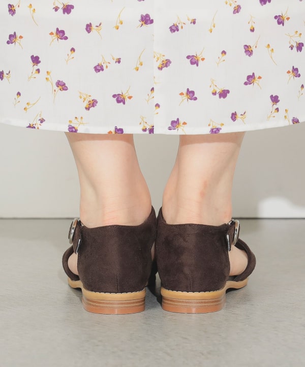 BEAMS HEART（ビームス ハート）レザー調 グルカサンダル（シューズ