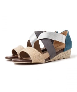 クロスベルト ジュート サンダル