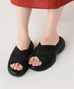 クロス ニット サンダル