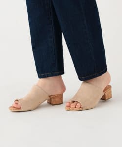 コルク ヒール サンダル