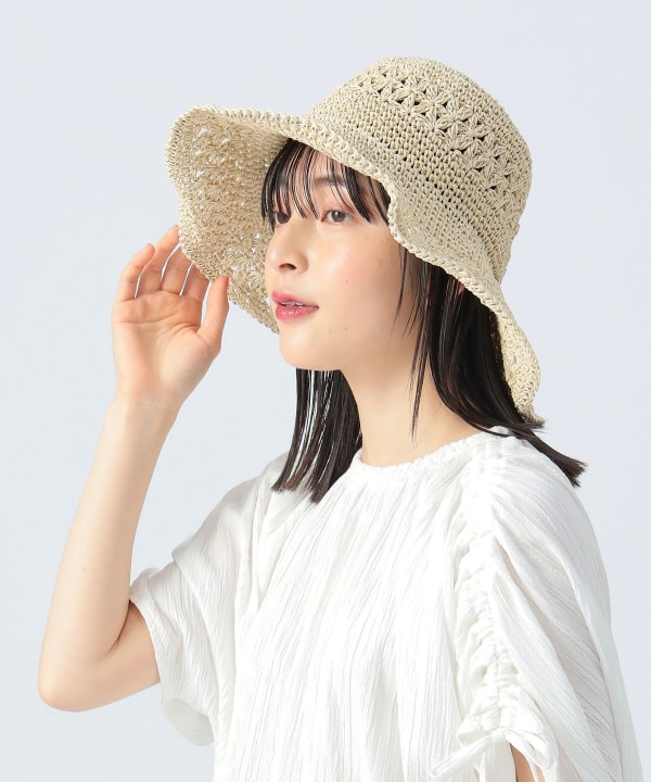 BEAMS HEART(ビームス ハート)ペーパー スカシハット(帽子 BEAMS HEART(ビームス ハート)ペーパー スカシハット(帽子