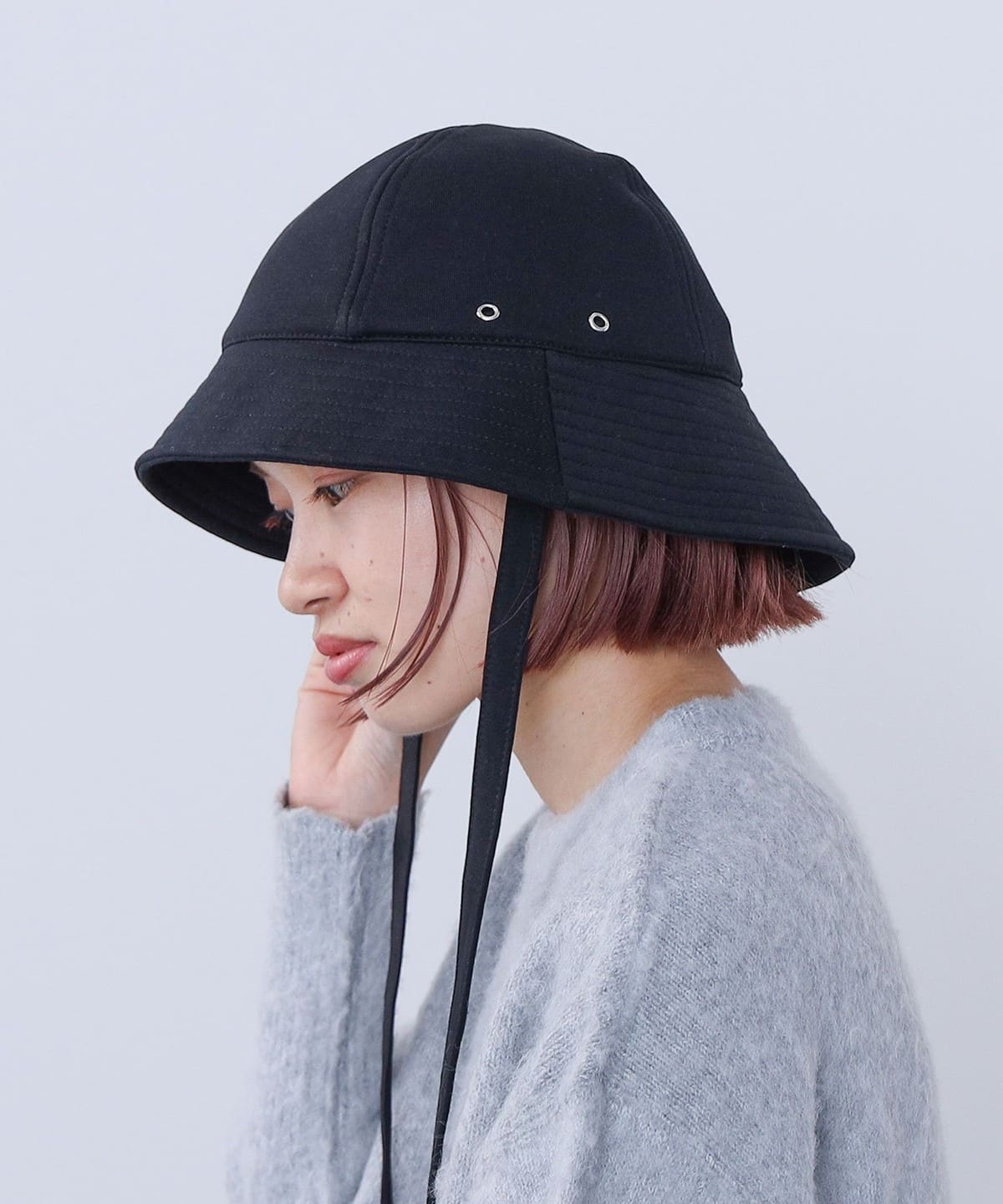 スウェット メトロハット 帽子 WOMEN BLACK ONE SIZE スウェット メトロハット 帽子 WOMEN BLACK ONE SIZE