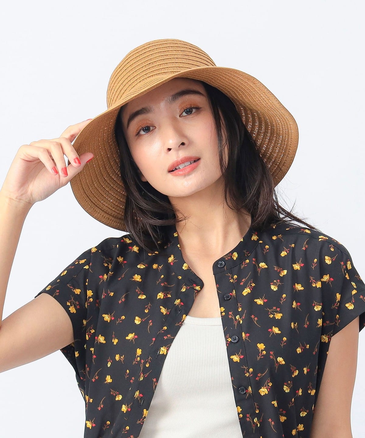 ブレード ハット 帽子 WOMEN BEIGE ONE SIZE ブレード ハット 帽子 WOMEN BEIGE ONE SIZE